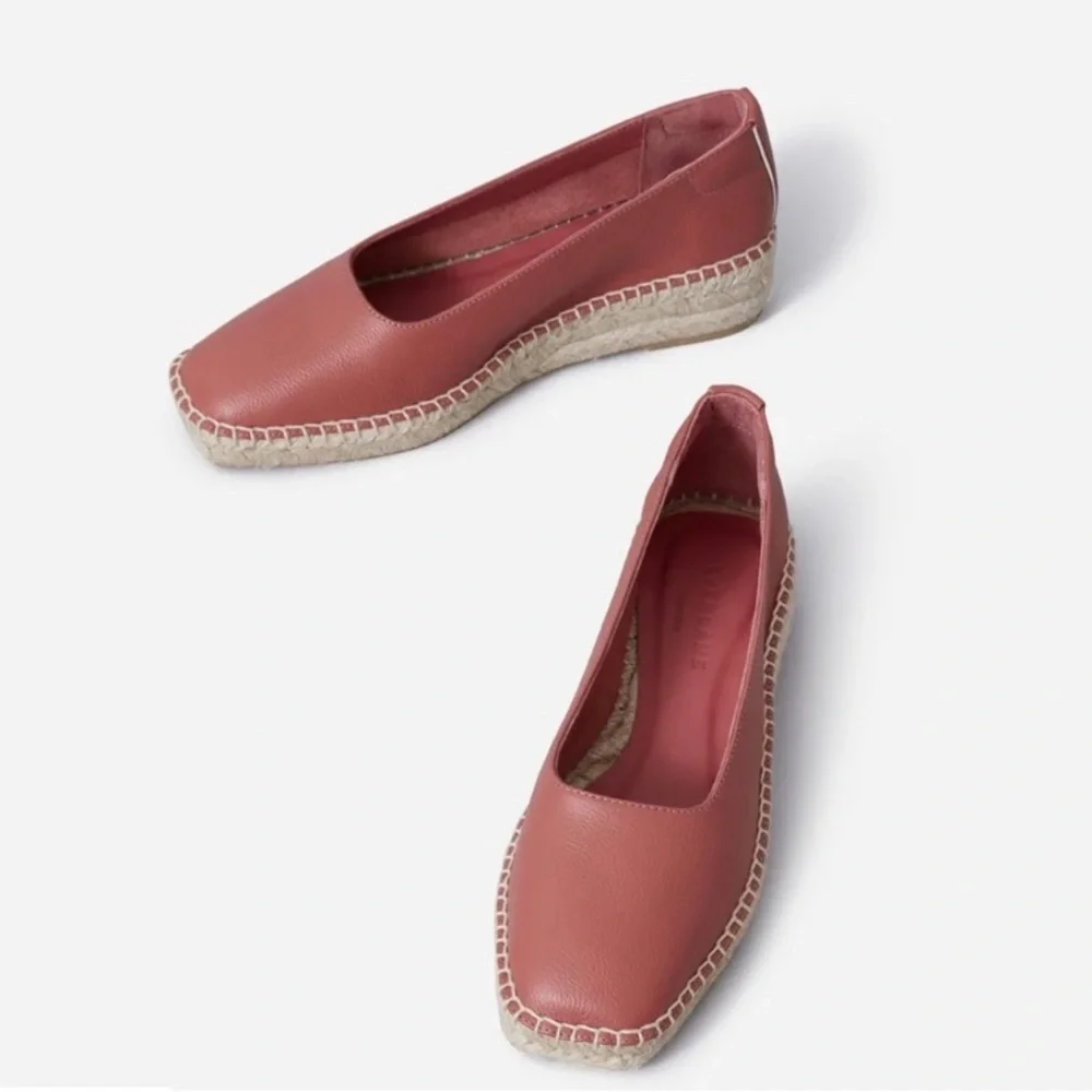 EUC Everlane Leather Espadrilles. Size 10